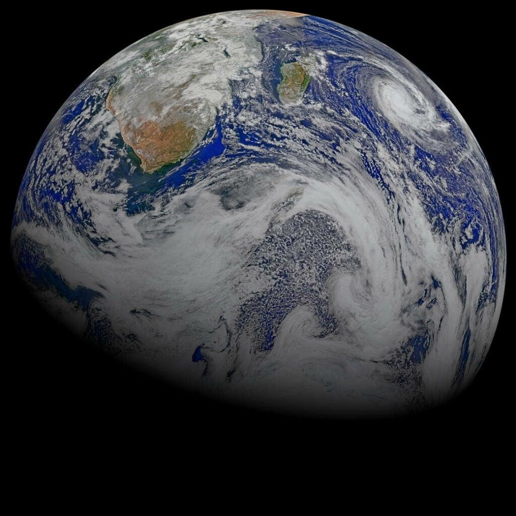最新地球图像，探索宇宙之美的震撼瞬间